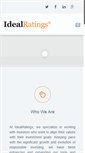 Mobile Screenshot of idealratings.com