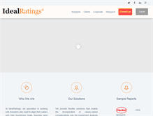 Tablet Screenshot of idealratings.com